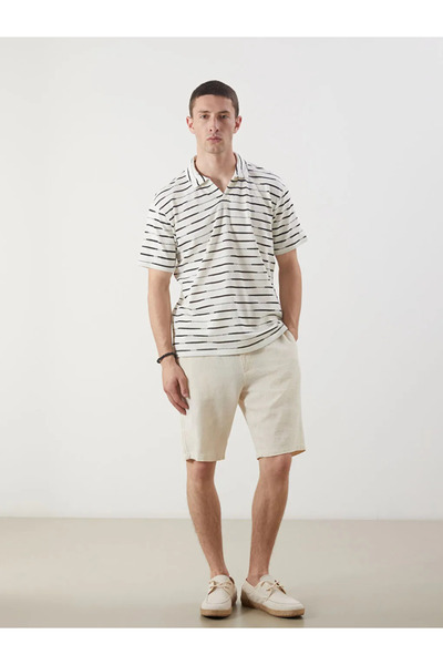 LC Waikiki New Season Polo Neck Striped Men's T-Shirt - S5O188Z8