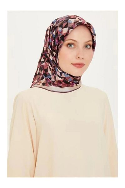Armine Μεταξωτό μαντήλι Twill 9214-83 Dusty Rose Μικτό σχέδιο