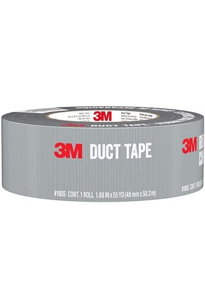 3M Basic Duct Tape, 1.88 inches by 55 yards, 1055, 1 roll