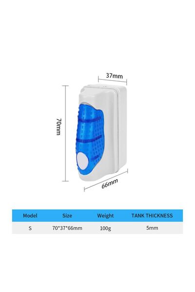 Choice1 فرشاة مغناطيسية قوية لتنظيف حوض السمك من الداخل والخارج.