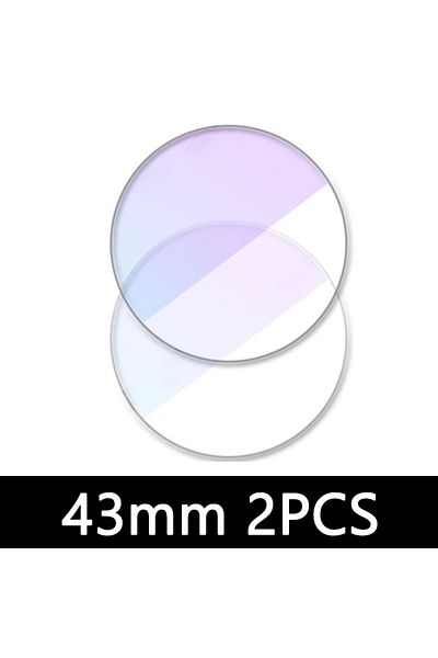 Choice 43MM 2Pcs Universal Round Tempered Glass Protective Film Screen Protector Cover For Armani Moto Xiao