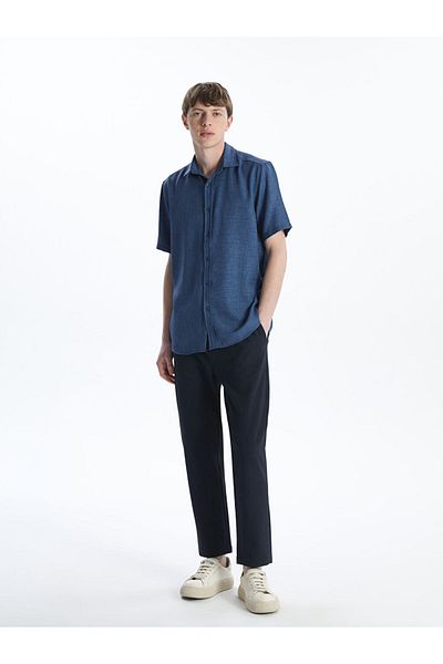 LC Waikiki Ανδρικό πουκάμισο με κοντό μανίκι New Season Regular Fit - S5FB78Z8