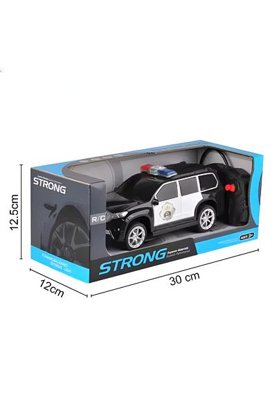 rexa Remote Control Plastic Police Electric Toy Cars for Kids