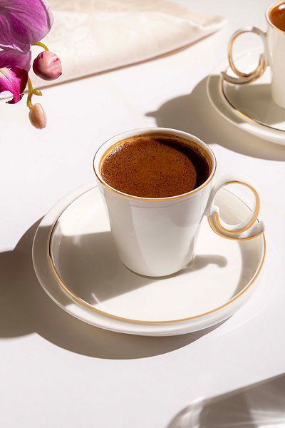 Nehir Stella 6-Person 12-Piece Porcelain Coffee Cup Set