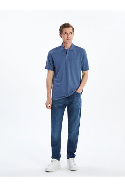 LC Waikiki New Season Polo Neck Short Sleeve Pique Men's T-Shirt - S52840Z8