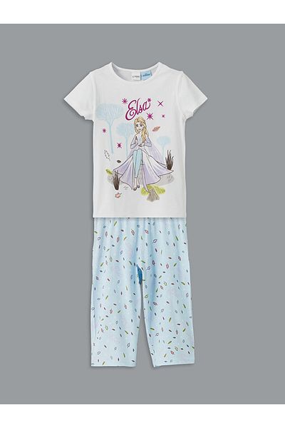 LC Waikiki Set pijamale pentru fete cu imprimeu Barbie sezon nou - S5G792Z1