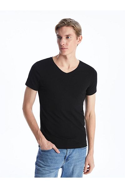 LC Waikiki New Season V-Neck Short Sleeve Men's Undershirt - S41867Z8