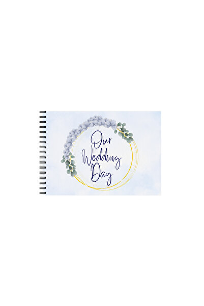 OEM Set Album foto / GuestBook nunta, Love, ivory, A4 landscape, 3 piese