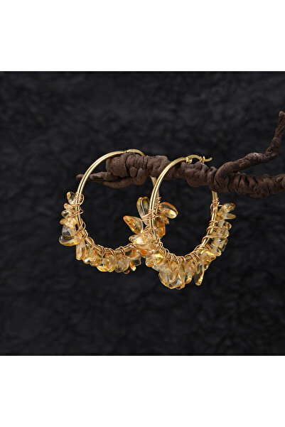 Choice 15 زوجًا من الأقراط الدائرية العصرية والمبتكرة المصنوعة من الأحجار الط...