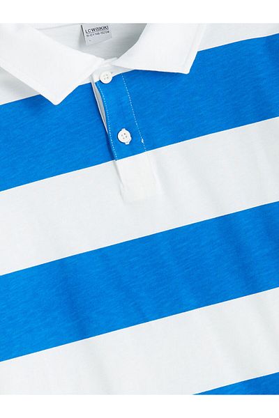 LC Waikiki Tricou pentru băiat cu dungi cu guler polo sezon nou - S5PL90Z4