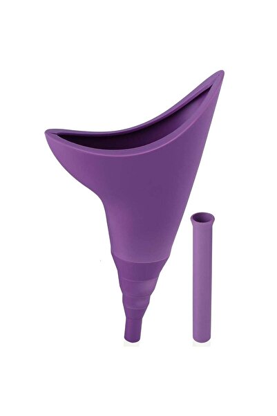 Linovit Silicone Urinal Device with Removable Extension, Purple - Purple