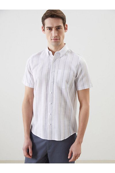 LC Waikiki New Season Regular Fit Men's Textured Shirt - S5Jj73Z8