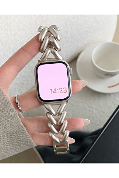 Choice 38mm 40mm 41mm Starlight Love Heart Metal Strap For Watch SE 40mm Band...