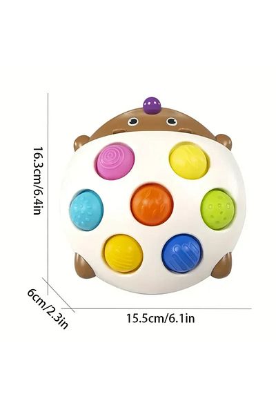 JIMITU Opp bag Hedgehog Press Soft Key Concentration Training Early Education Toys Hand-Eye Coordination Ch