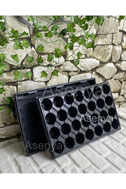 Asenya 1 Adet 28 Göz Fide Viyolü Ve 1 Adet Derinlik 5 cm Fide Viyol Tepsisi F...