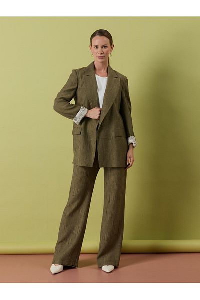 MELIDIA A41745 Aguaje Jacket and Stone Trousers Suit