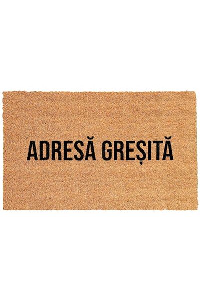 OEM Personalized Entry Mat with Message - Wrong Address, 40x60 cm