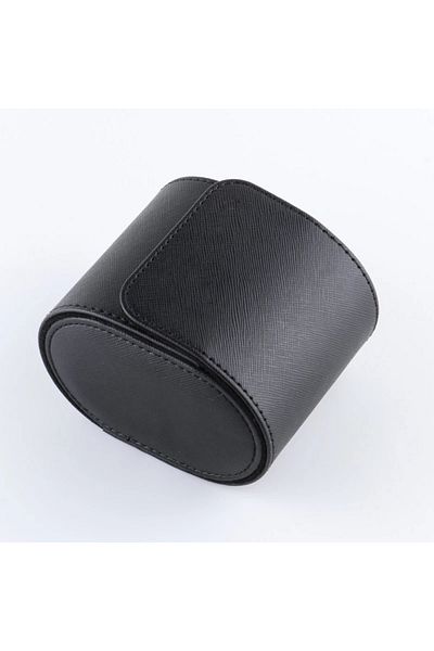 Choice 1 Slot Black 1 Grid Single Watch Box Vintage Pu Leather Slots Flexible Bracket Holder Mechinical Qua