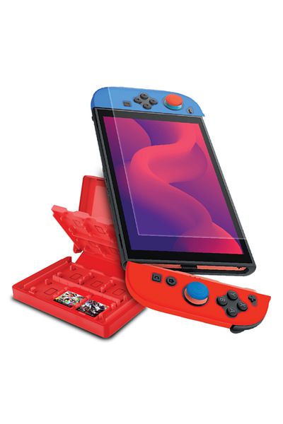 Gamertek مجموعة GamerTek الأساسية لجهاز Nintendo Switch 2 - 6 في 1
