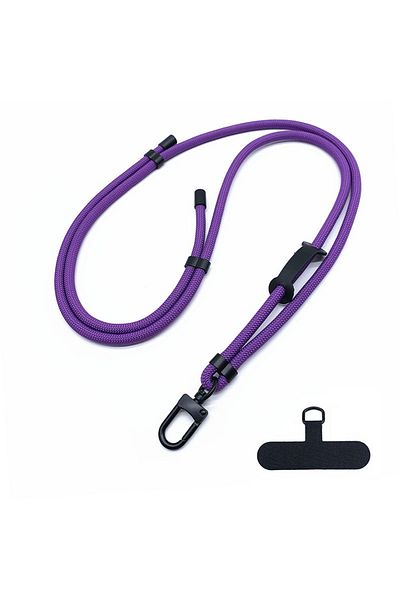 Choice Polyester / Nylon purple New Fashion Mobile Phone Lanyard Adjustable Outdoor Straps Universal Case C