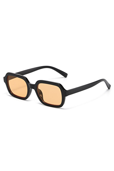 Choice show as picture black yellow Fashion New Small Square Sunglasses Women...