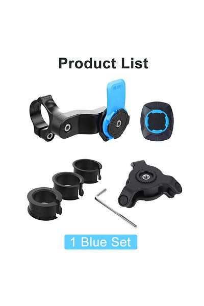 Choice 06 Motorcycle Handlebar Phone Holder 360°Rotatable Bicycle Bracket Security Navigation Support Mount