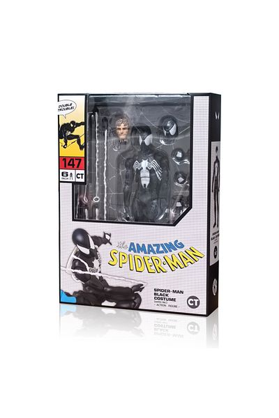 Choice MAFEX 147 CT Toys 1/12 MAFEX 147 Anime The Amazing Spider-Man Figure Spider Man Venom KO Ver. Movabl