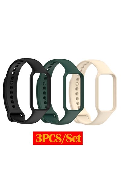 Choice 3 قطع من سوار السيليكون متعدد الألوان لـ Redmi Band 2 وMi Band 8 Activ...