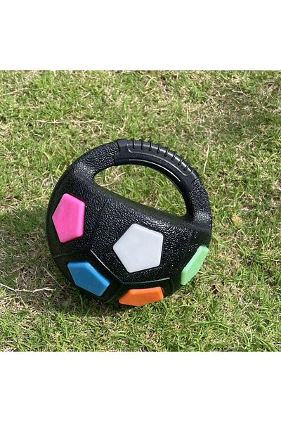 Choice S Black New football tennis ball shaped pet dog toys, durable teething relief to accompany outdoor t