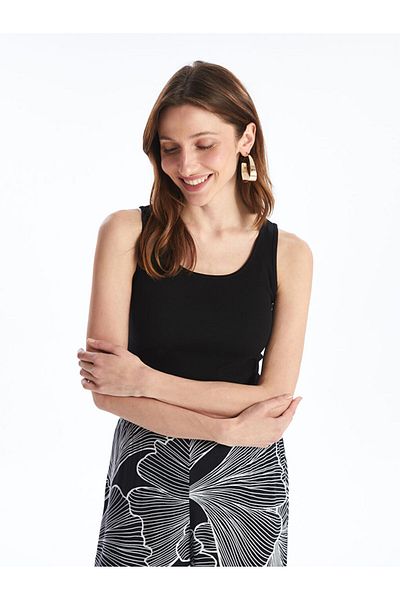 LC Waikiki Women's U-Neck Plain Undershirt