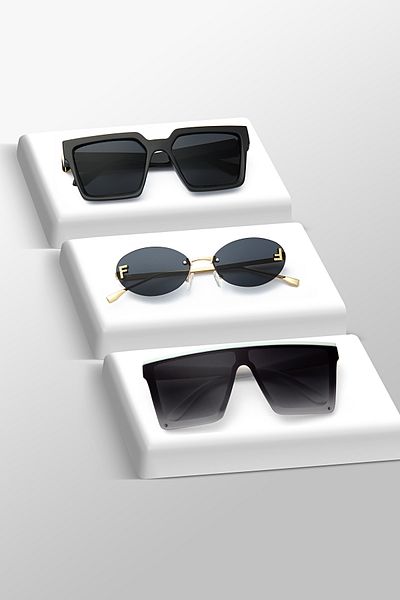 ModaLucci SET OF 3 SUNGLASSES