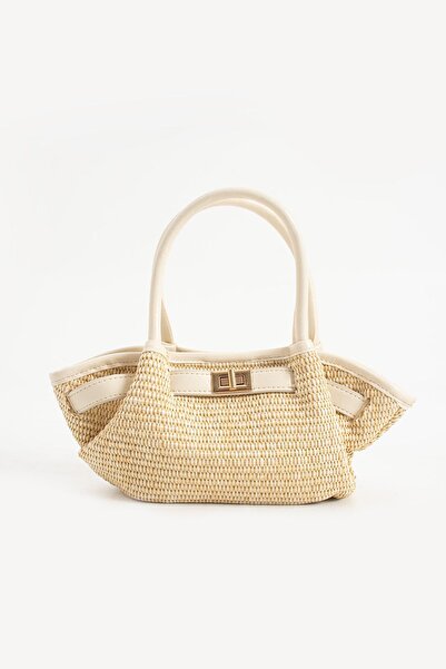 Çanta Trend Wicker Women's Hand and Shoulder Bag