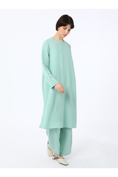 Refka Aerobin Trousers Tunic Double Set - Green - Refka