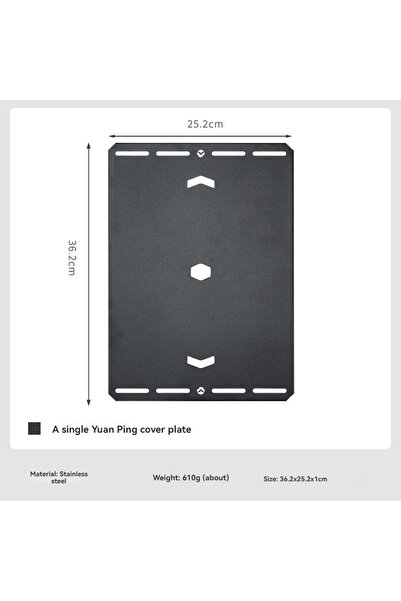 Choice طاولة CK-25BK-1P CAMPINGMOON CK-25BK-1PIGT المركبة مناسبة لغطاء موقد S...