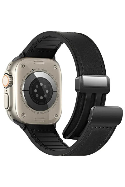 Choice 42 مم 44 مم 45 مم 49 مم حزام جلدي أسود لساعة 49 مم 44 45 42 مم 40 46 3...