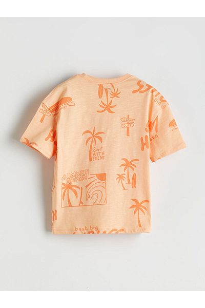 LC Waikiki New Season Crew Neck Printed Boys T-Shirt - S5Eg89Z1