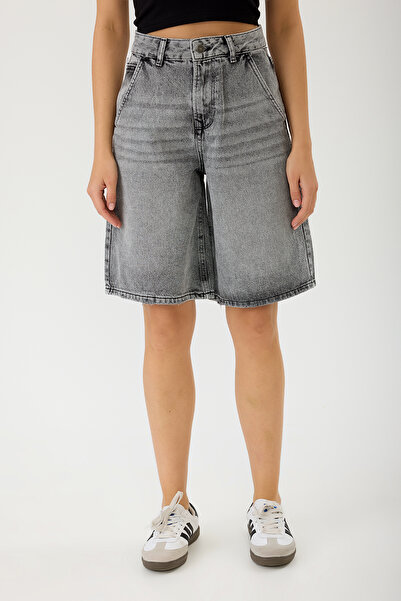 SEVİLEN Uzun Kesim Denim Şort