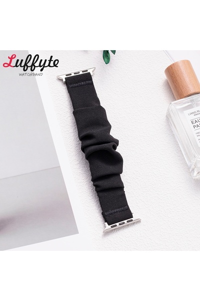 Choice سوار ساعة أسود ناعم مطبوع عليه رسومات لطيفة، مقاسات 38، 40، 41، S10-42...