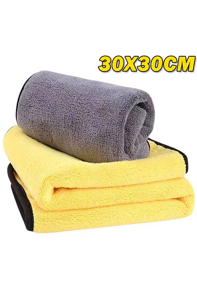 Choice 1pcs 30x30cm 1/3/5Pcs Microfiber Towel Car Microfiber Wash Towel Microfiber Cleaning Cloth Car Wash