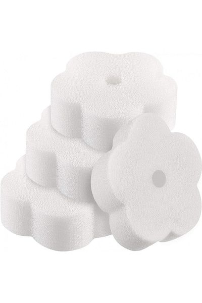 BARTRON Set of 16 filter sponges for Bartrat hot tub, white, 8.2 x 3 cm