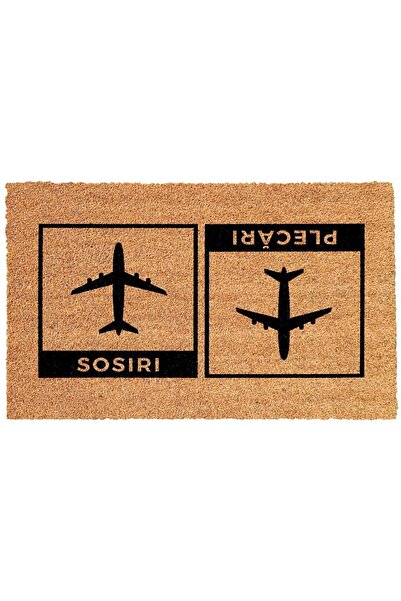 OEM Personalized Entrance Mat with Airplanes - Departures, Arrivals, 40x60 cm