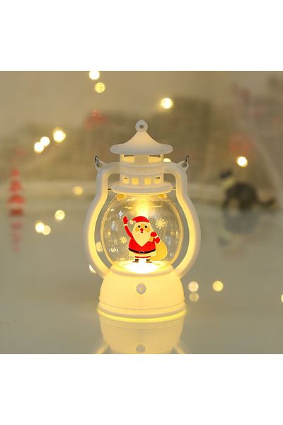 Choice Backpack Santa Portable LED Christmas Santa Claus Snowman Lanterns Indoor Decor Lights Battery Power