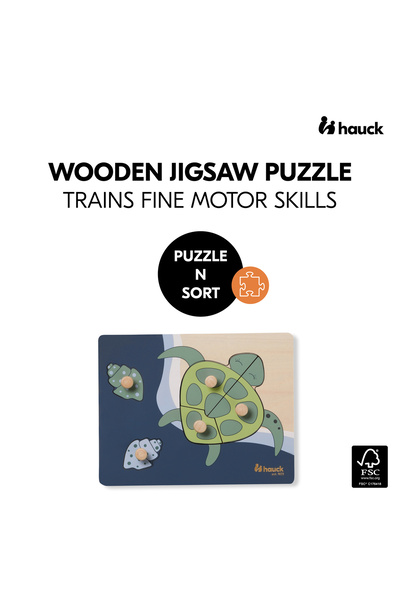 HAUCK Puzzle din lemn certificat FSC
