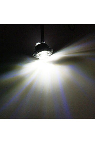 Choice7 10 قطع من مصابيح LED جانبية بيضاء مقاس 3/4 بوصة، 20/10 قطع، أضواء إشا...