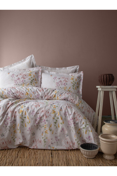 BED LİNE SET DE PĂTĂ SENSES HELENA ROZ CUPLU