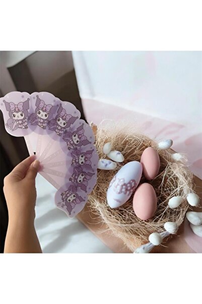 demirosa Sevimli Kuromi Karakterli Yelpaze Aksesur