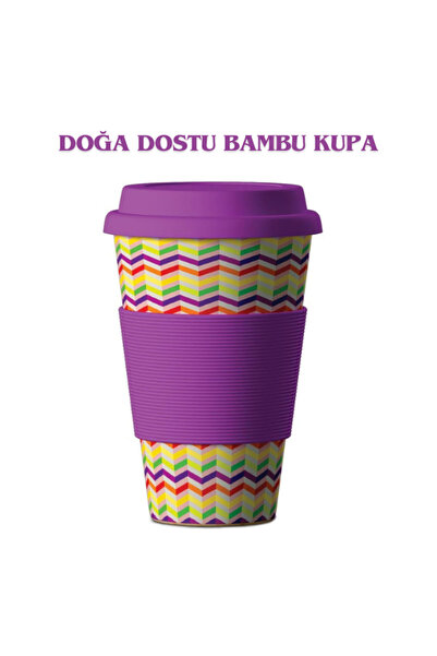 Areon Balev Doğa Dostu Zig Zag Bambu Kupa 400 Ml