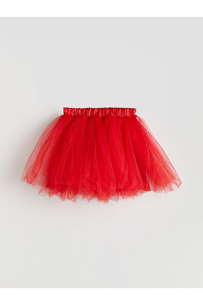 LC Waikiki New Season Girls' Skirt with Elastic Waist - S5Qr48Z1
