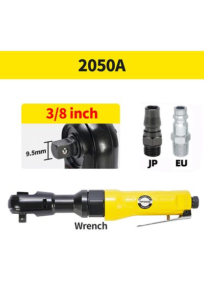 Choice 2050A 3-8 Pneumatic Air Ratchet Wrench Adjust Torque Spanner Wrenchs lever Square Drive Straight Sha