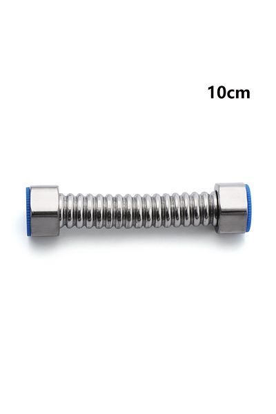 Choice 10CM G1/2" Stainless Steel Shower Hose Long Bathroom Shower Water Hose Extension Plumbing Pipe Showe